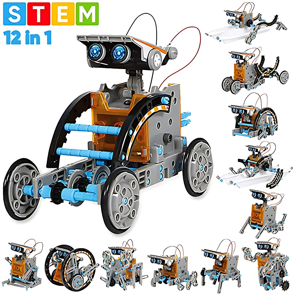Science Toys Diy - Солнечный робот-конструктор 12 в 1: Набор