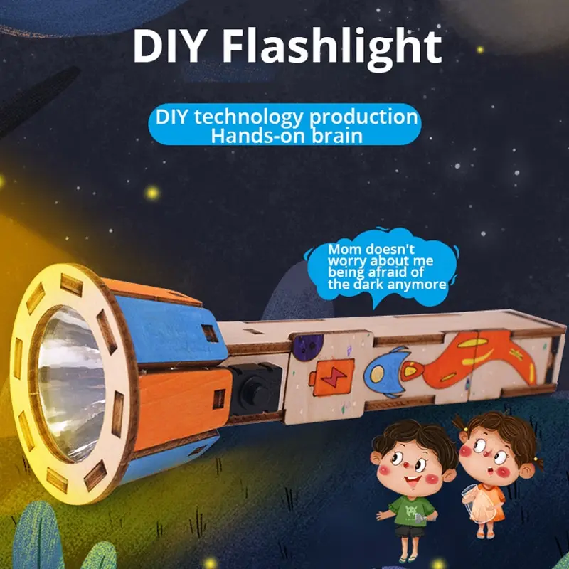 Science And Invention - DIY Фонарик Технология Маленький производственный набор
