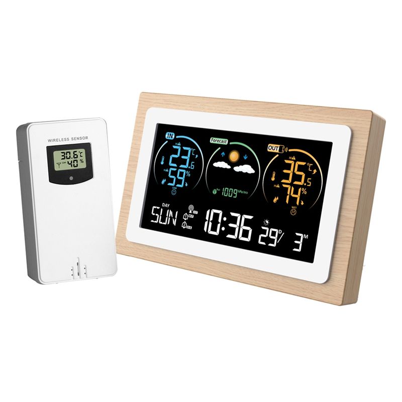Weather Station Indoor - Умная метеостанция AC88: барометр, часы, измеритель