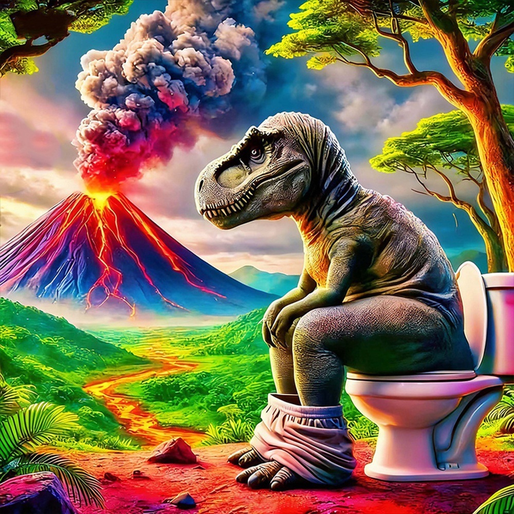 Volcano Kit Eruption - Набор для алмазной вышивки EverShine DIY: