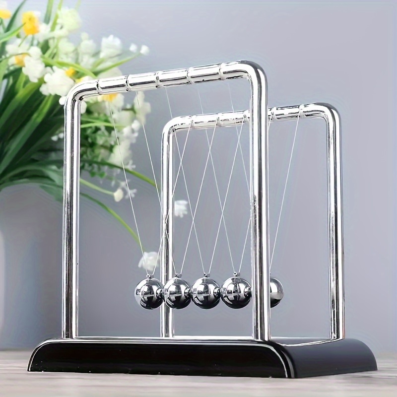 Newton Cradle Large - Классическая колыбель Ньютона, металлическое украшение для