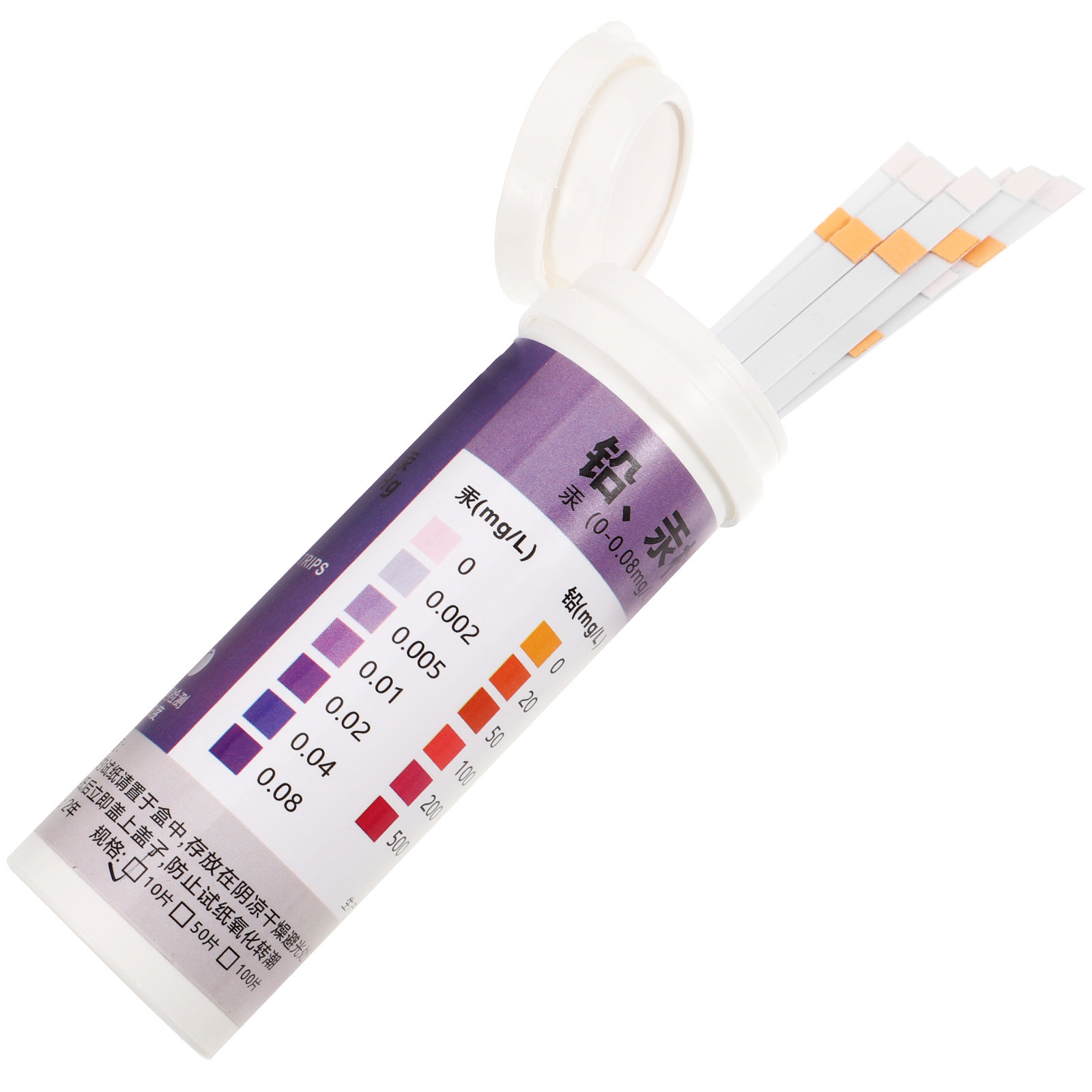 Water Testing Kit - 10 шт. тест-полосок для определения свинца