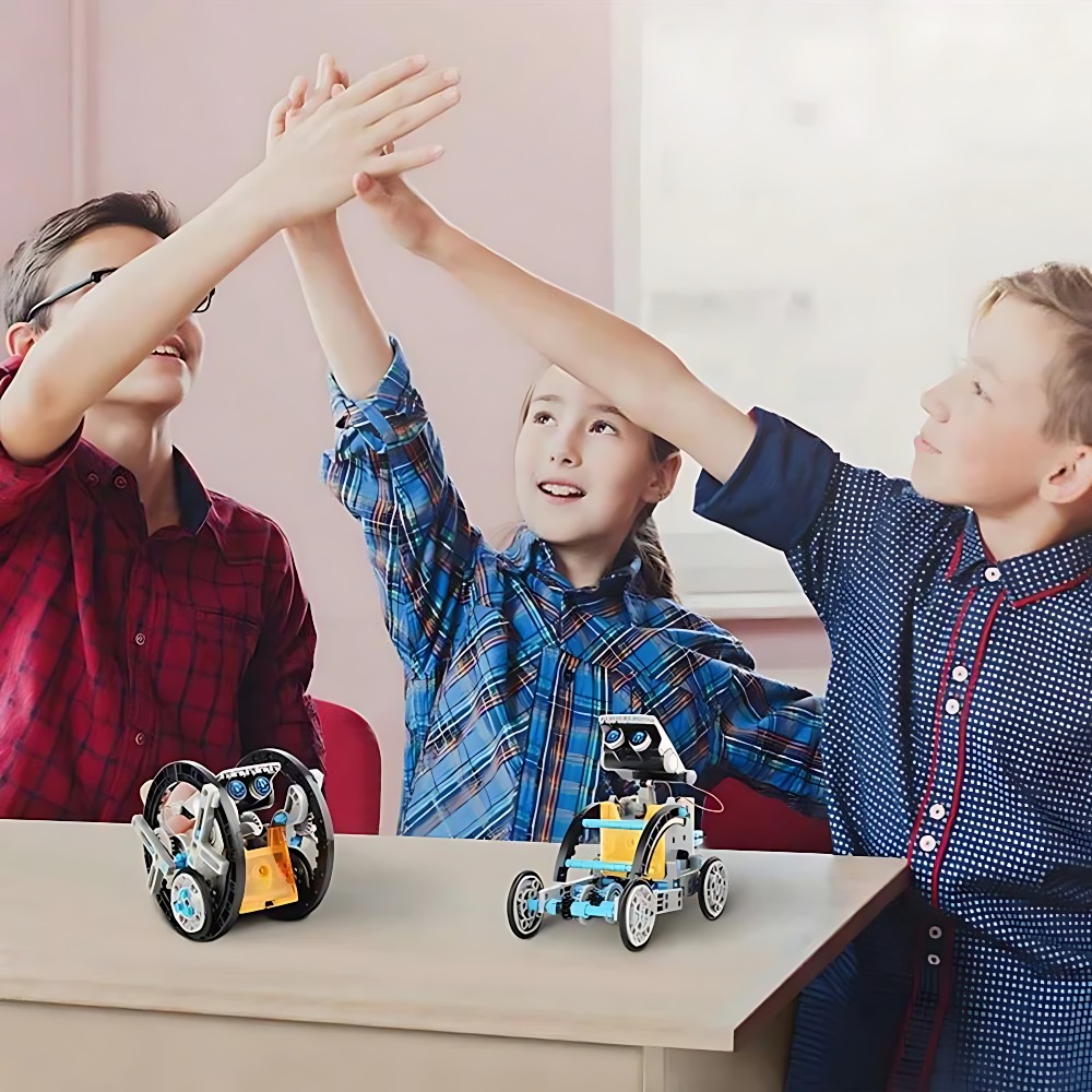 Солнечный робот-конструктор 12 – обзор и цена Science Toys Diy