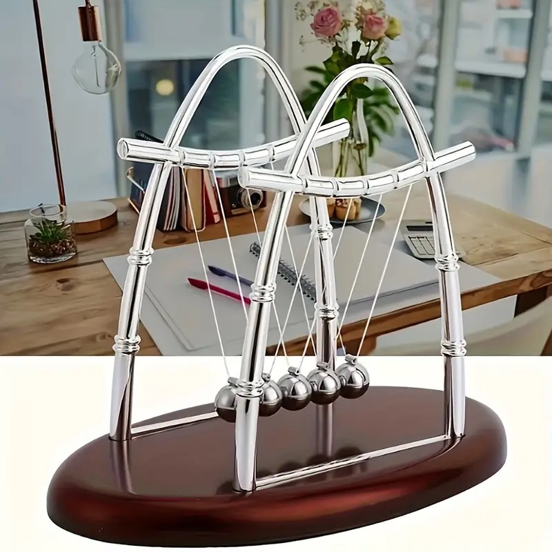 Колыбель Ньютона: стальные шар – обзор и цена Newton Cradle Large