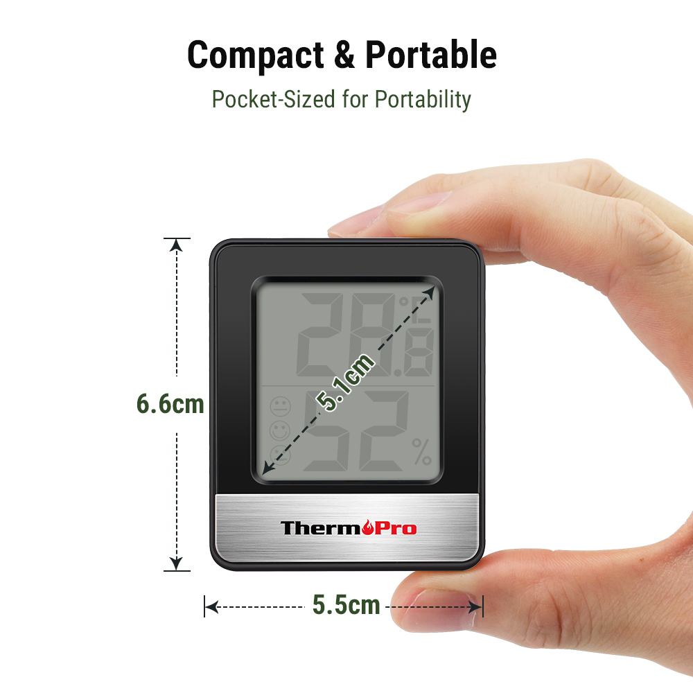 ThermoPro TP-49 – миниатюрная  – обзор и цена Weather Station Indoor