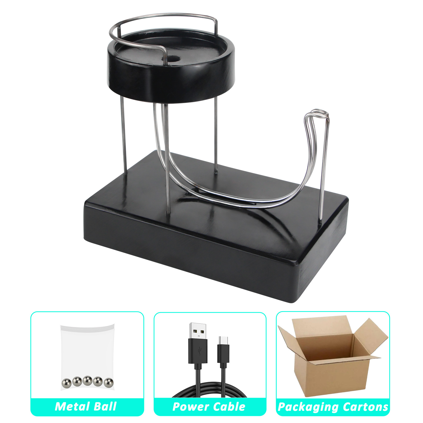 Черная Заряженная вечная пласт – обзор и цена Newton Cradle Large
