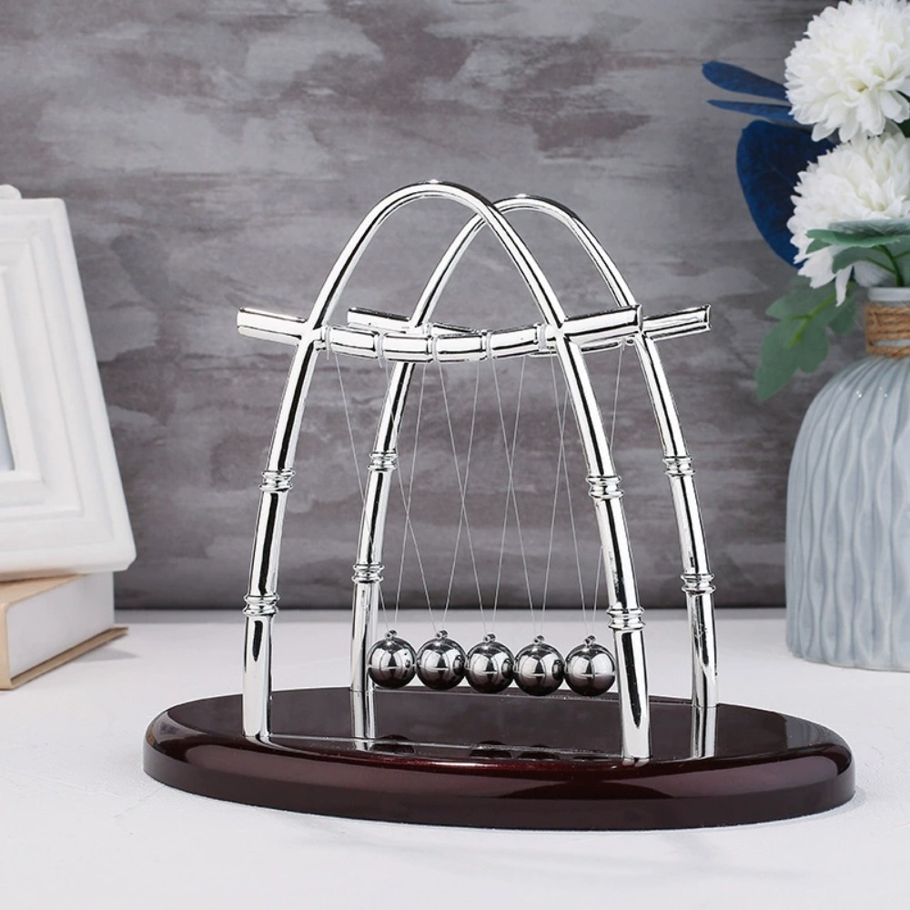 Колыбель Ньютона: стальные шар – обзор и цена Newton Cradle Large