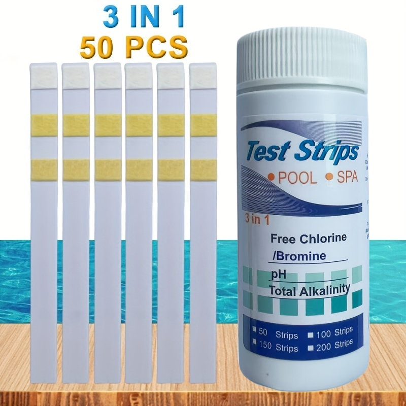 Тест-полоски для хлора PH, спа – обзор и цена Water Testing Kit