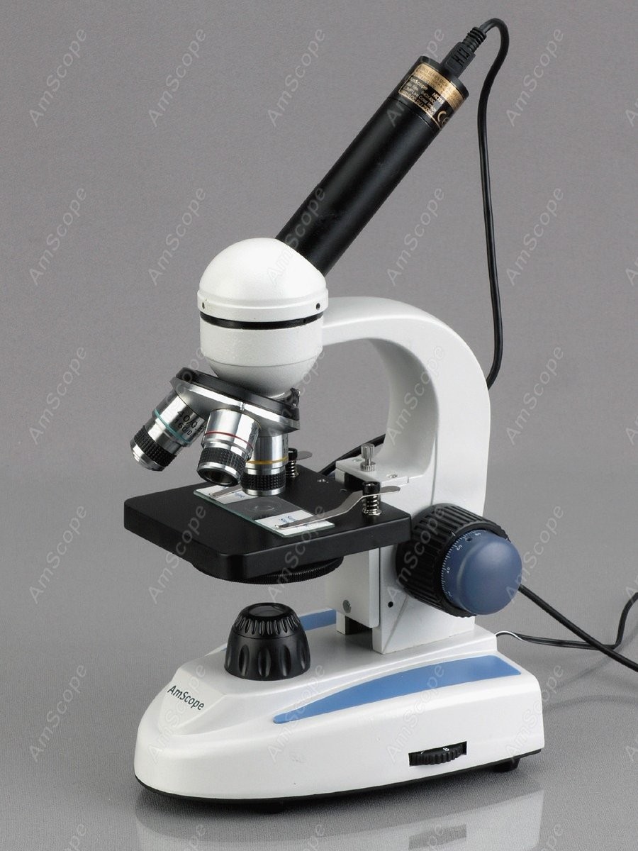 Беспроводной монокулярный комб – обзор и цена Amscope Microscope Compound 40X-1000X