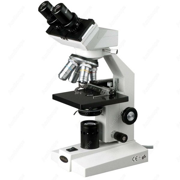 Биологический бинокулярный мик – обзор и цена Amscope Microscope Compound 40X-1000X